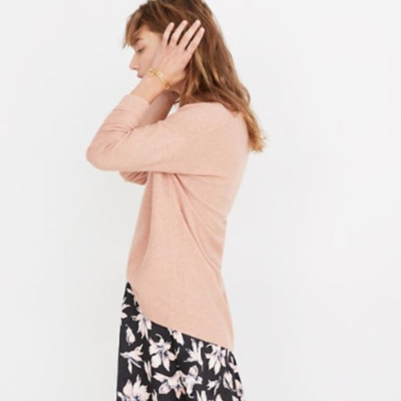 NWT Madewell Kimball Pullover Sweater Rose XS - Picture 6 of 7